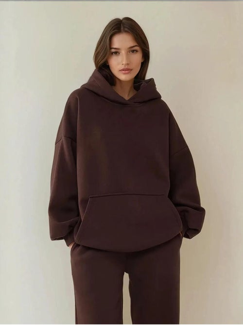 Sudadera oversize con capucha de corte holgado con bolsillo canguro hiccup - Kiabi