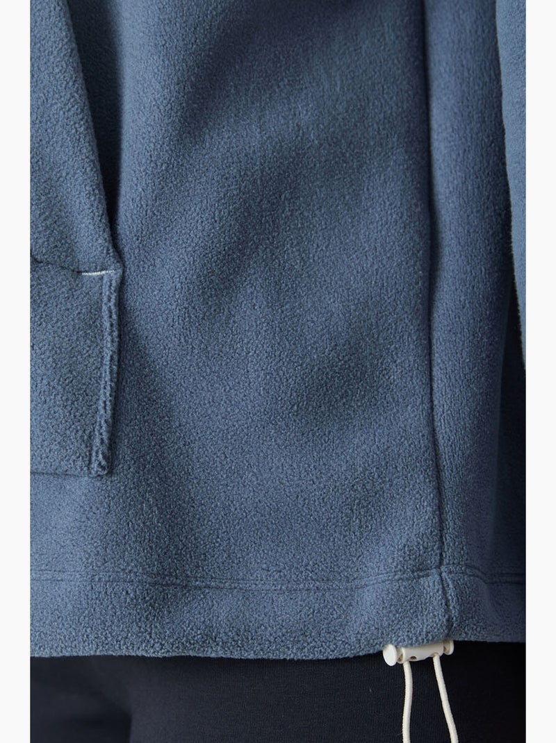 Sudadera oversize con capucha de felpa tommy Azul - Kiabi