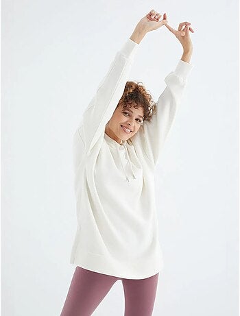 Sudadera oversize con capucha y bolsillo tommy