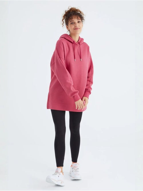Sudadera oversize con capucha y bolsillo tommy - Kiabi