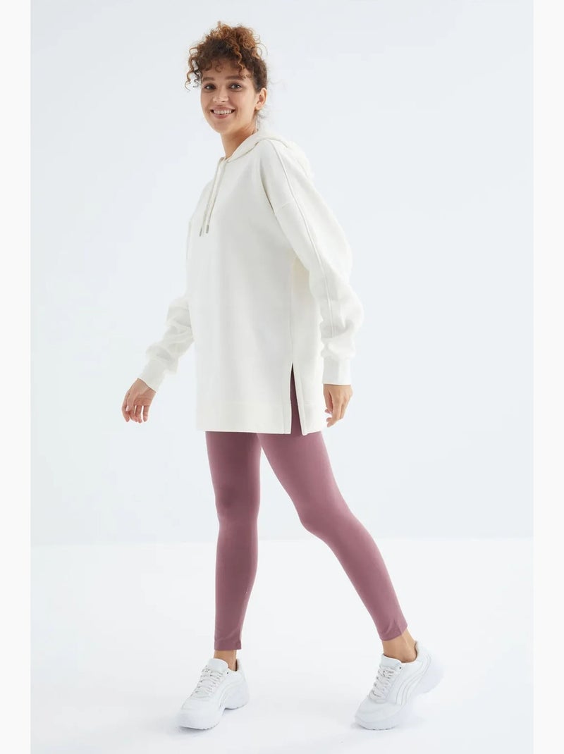 Sudadera oversize con capucha y bolsillo tommy Blanco roto - Kiabi