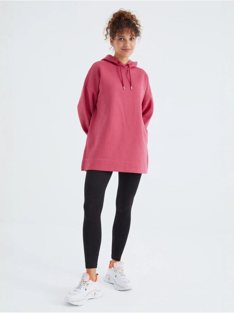 Sudadera oversize con capucha y bolsillo tommy Rosa caramelo - Kiabi