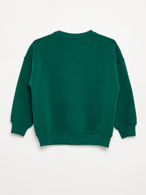 Sudadera oversize con múltiples parches - Kiabi