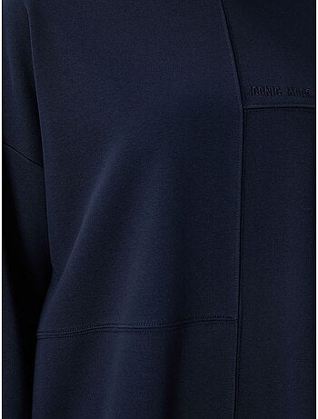 Sudadera oversize de cuello redondo tommy