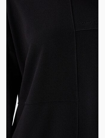 Sudadera oversize de cuello redondo tommy