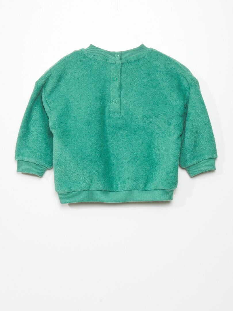 Nirvana Felpa Con Cappuccio Unisex Verde – Angelic Mono Logo, Ufficiale, Cotone
