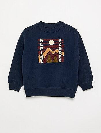 Sudadera oversize estampada