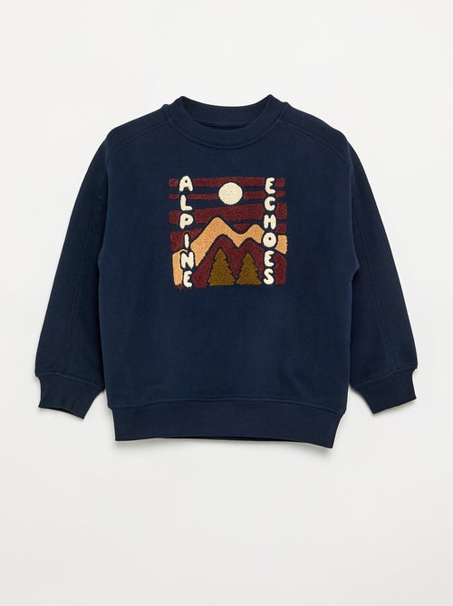 Sudadera oversize estampada - Kiabi Sudadera oversize estampada - Kiabi