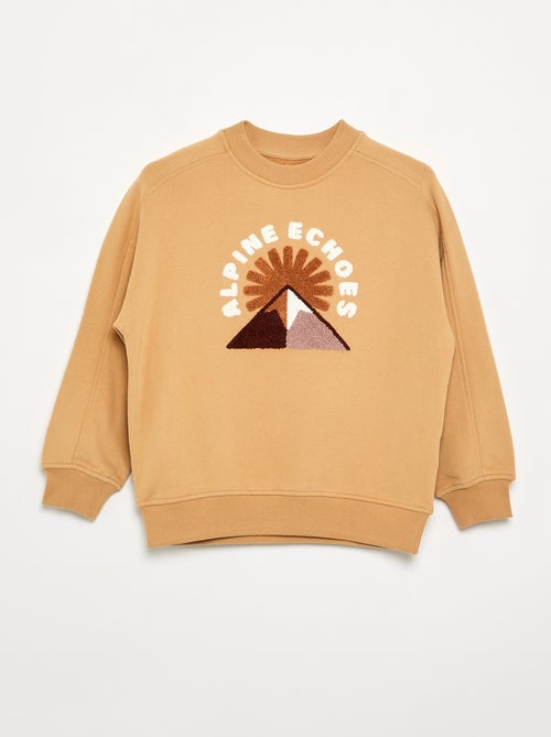 Sudadera oversize estampada - Kiabi Sudadera oversize estampada - Kiabi