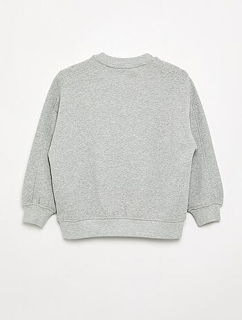 Sudadera oversize estampada
