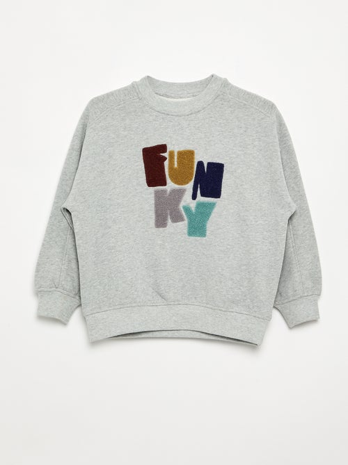Sudadera oversize estampada - Kiabi Sudadera oversize estampada - Kiabi