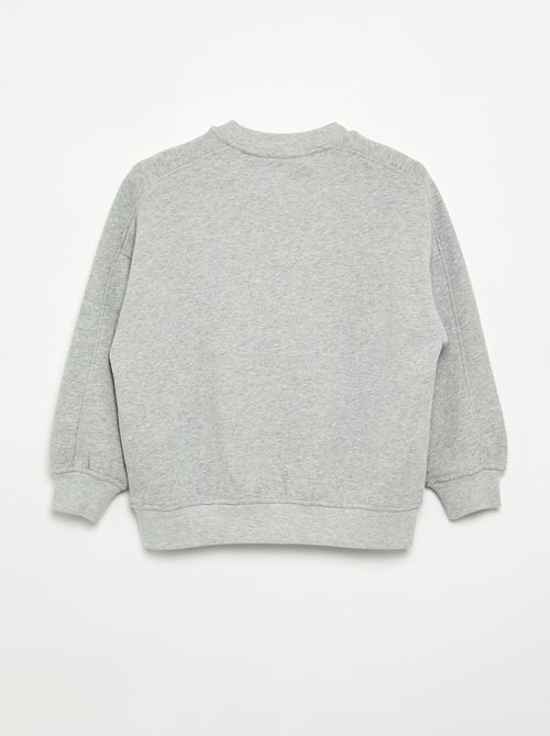 Sudadera oversize estampada - Kiabi Sudadera oversize estampada - Kiabi