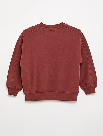Sudadera oversize estampada