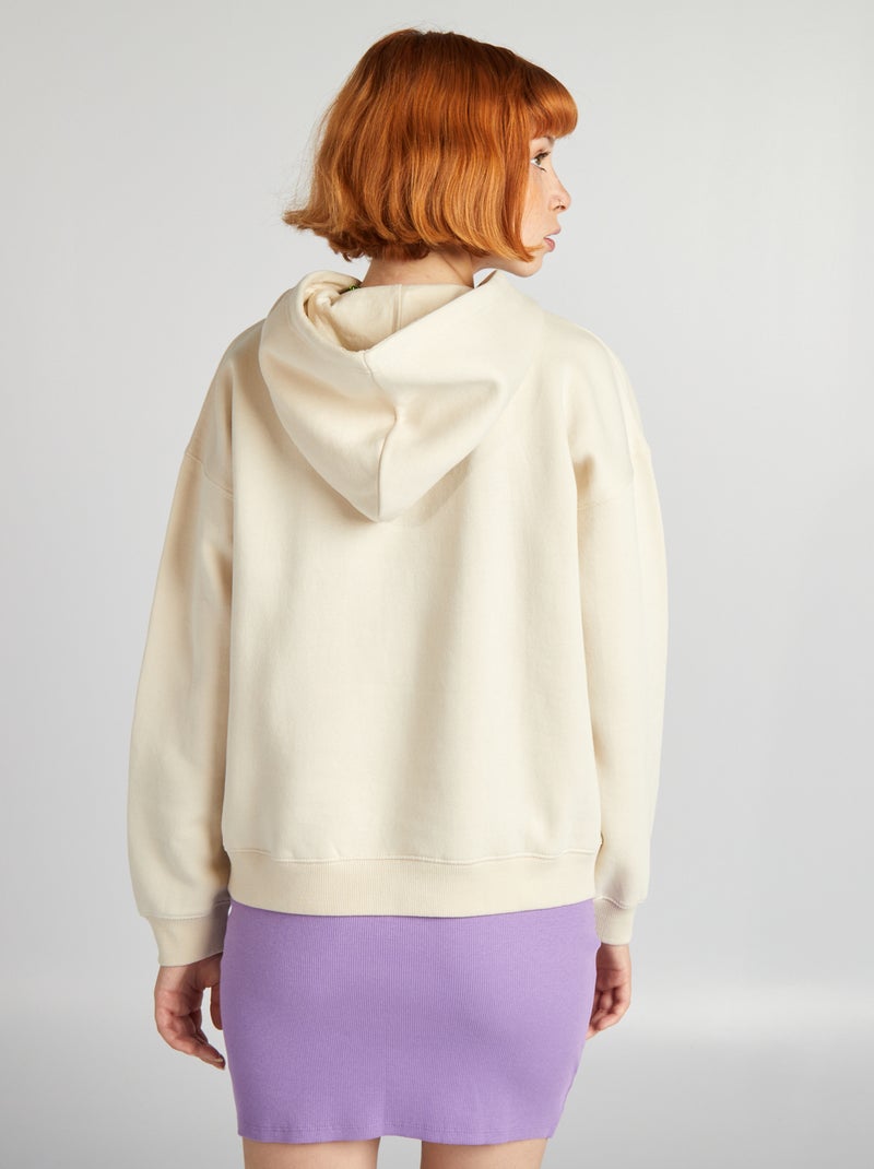 Sudadera oversize 'Nirvana' BLANCO - Kiabi