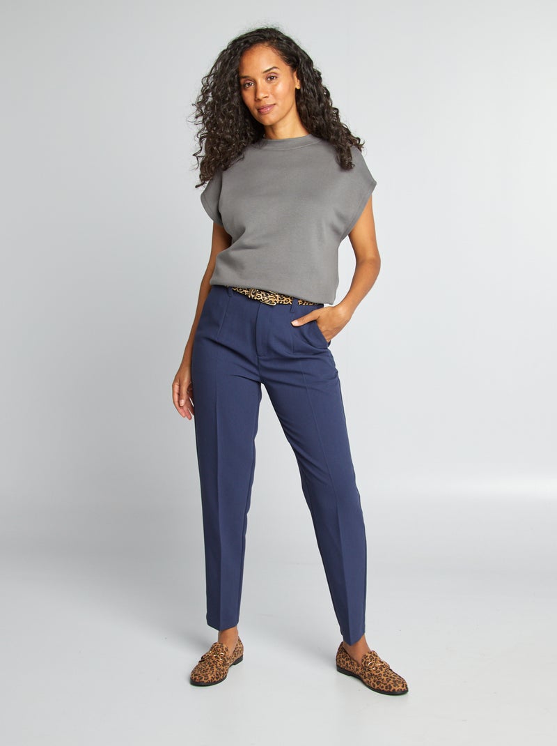 Sudadera oversize sin mangas GRIS - Kiabi