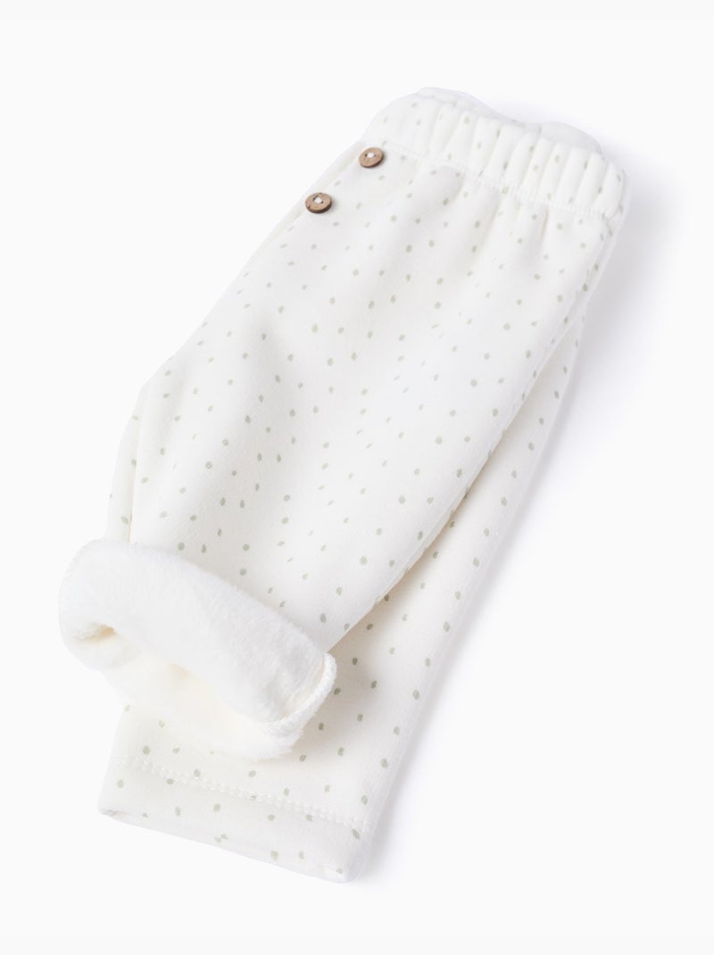 Sudadera + pantalón con forro polar térmico Blanco - Kiabi