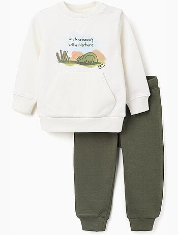 Sudadera + pantalón de chándal de algodón