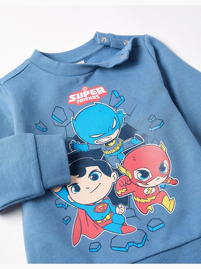 Sudadera + pantalones perchados con super friends Azul Azul - Kiabi
