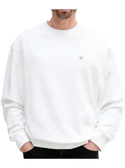 Sudadera para hombre Calvin Klein Jeans Badge Terry - Kiabi Sudadera para hombre Calvin Klein Jeans Badge Terry - Kiabi