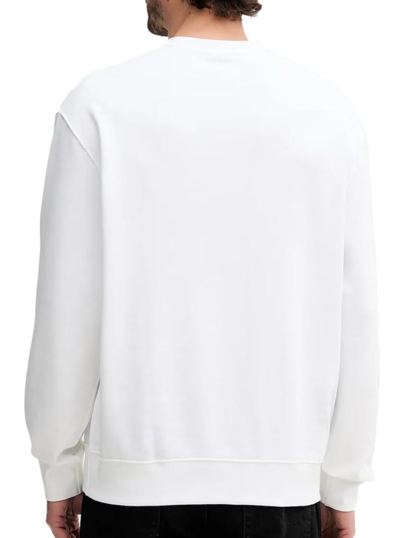 Sudadera para hombre Calvin Klein Jeans Badge Terry Blanco - Kiabi