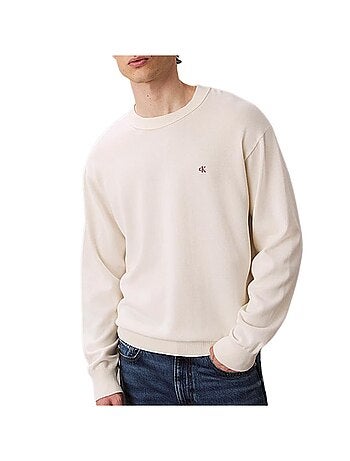 Sudadera para hombre Calvin Klein Jeans Eu Ls Cotton Relaxed