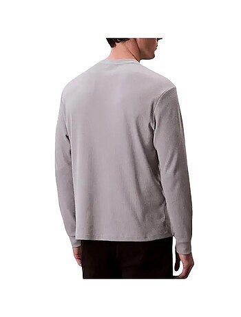 Sudadera para hombre Calvin Klein Jeans Waffle Badge