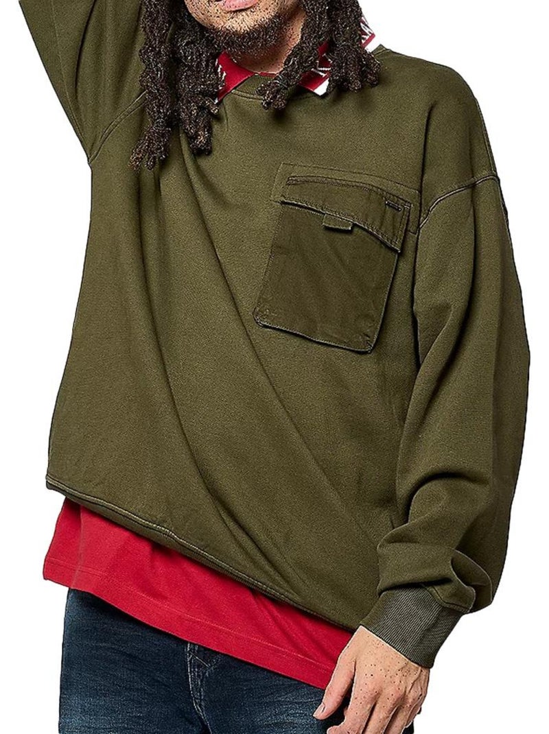 Sudadera para hombre kaporal Verde caqui claro - Kiabi