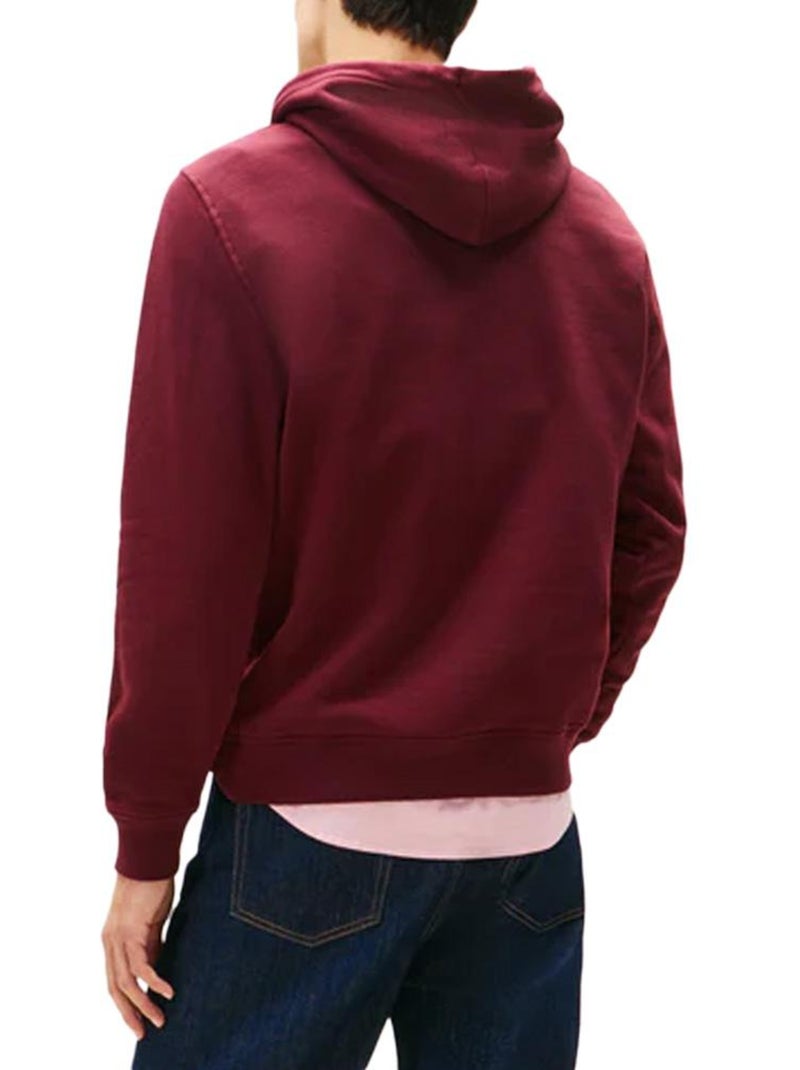 Sudadera para hombre Tommy Hilfiger Linear Logo Burdeos - Kiabi