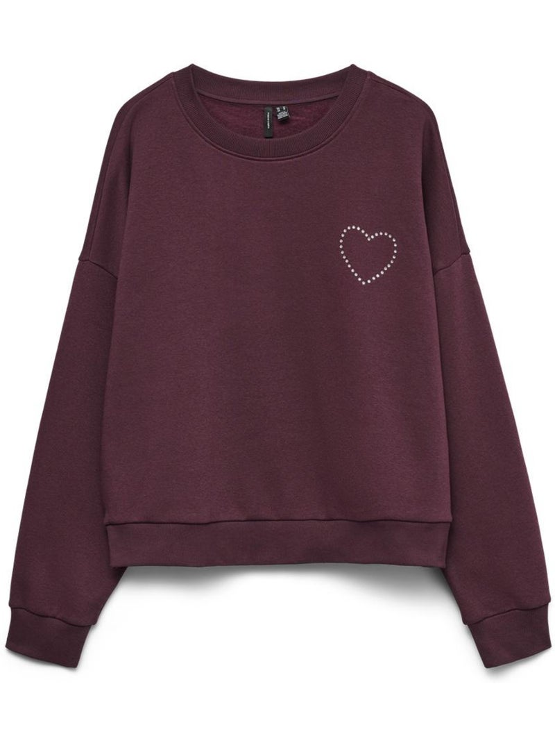 Sudadera para Mujer Vero Moda Burdeos - Kiabi