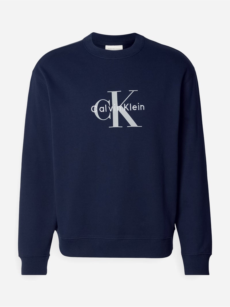 Sudadera para ponerse - Calvin Klein Azul - Kiabi
