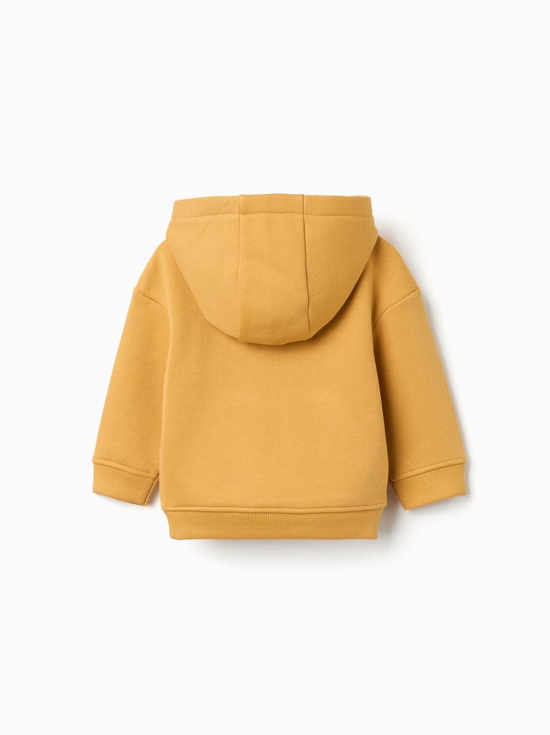 Sudadera perchada com capucha y estampado Tiny Friends Amarillo - Kiabi