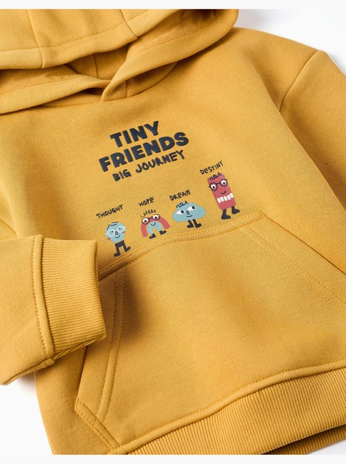 Sudadera perchada com capucha y estampado Tiny Friends - Kiabi