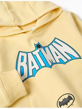 Sudadera perchada con capucha con estampado de batman