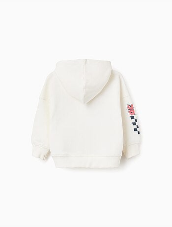 Sudadera perchada con capucha y estampado cars