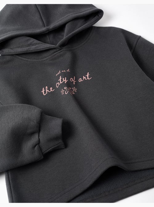Sudadera perchada con capucha y estampado City of Art - Kiabi Sudadera perchada con capucha y estampado City of Art - Kiabi