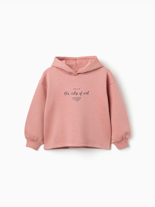 Sudadera perchada con capucha y estampado City of Art - Kiabi Sudadera perchada con capucha y estampado City of Art - Kiabi