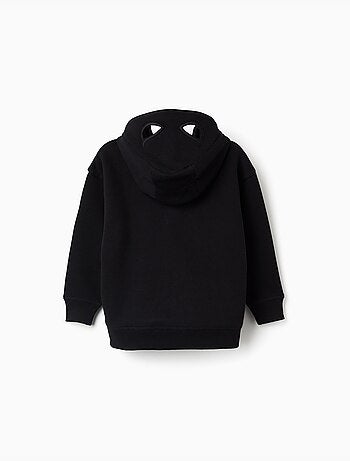 Sudadera perchada con capucha y estampado de batman