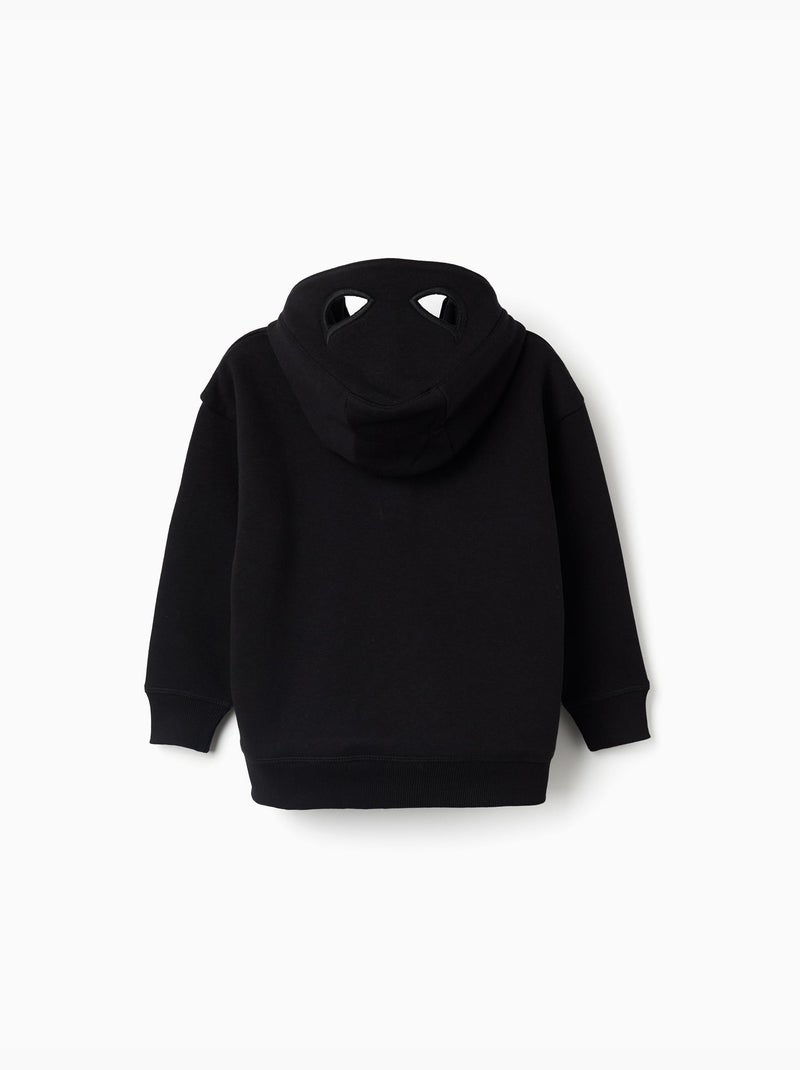 Sudadera perchada con capucha y estampado de batman Negro Negro - Kiabi