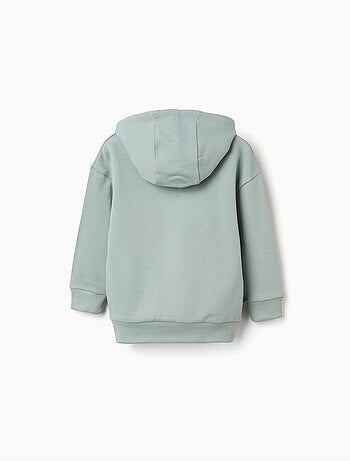 Sudadera perchada con capucha y estampado de minecraft