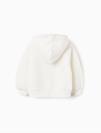 Sudadera perchada con capucha y estampado de stitch