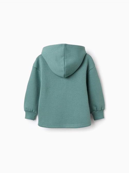 Sudadera perchada con capucha y estampado floral - Kiabi Sudadera perchada con capucha y estampado floral - Kiabi