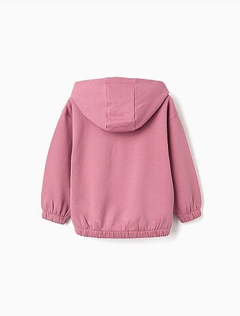 Sudadera perchada con capucha y estampado hello kitty