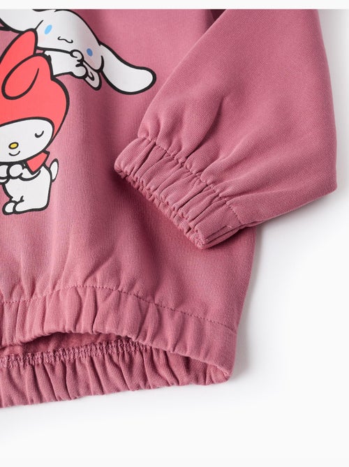 Sudadera perchada con capucha y estampado hello kitty - Kiabi