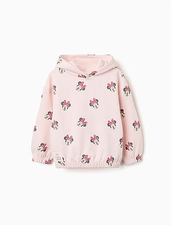 Sudadera perchada con capucha y estampado Minnie