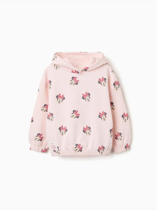 Sudadera perchada con capucha y estampado Minnie - Kiabi
