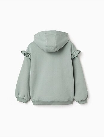 Sudadera perchada con capucha y estampado Stitch y Angel