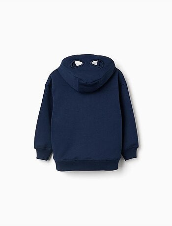 Sudadera perchada con capucha y estampados Spider-Man