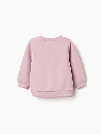 Sudadera perchada con flores y corazones