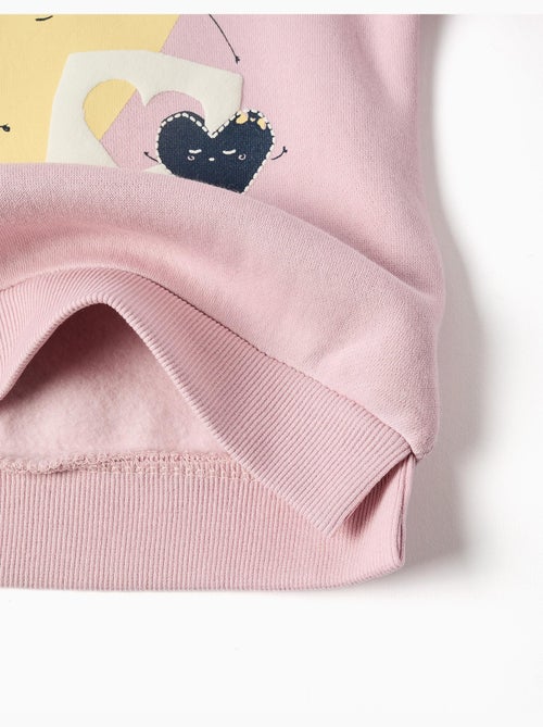 Sudadera perchada con corazones estampados - Kiabi Sudadera perchada con corazones estampados - Kiabi