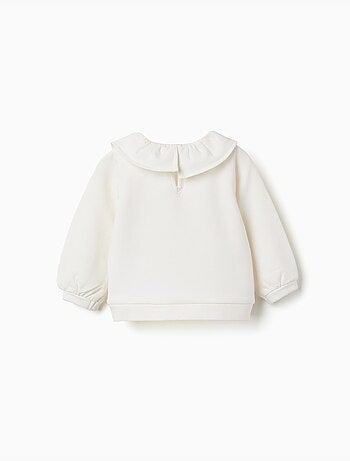 Sudadera perchada con estampado de casa
